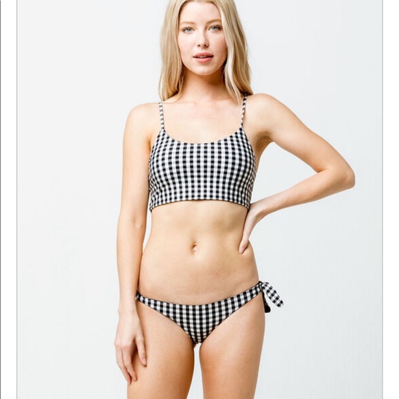 Volcom Other - Volcom plaid reversible bikini